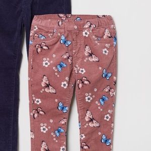 H&M Girls 7-8Y Corduroy Pants